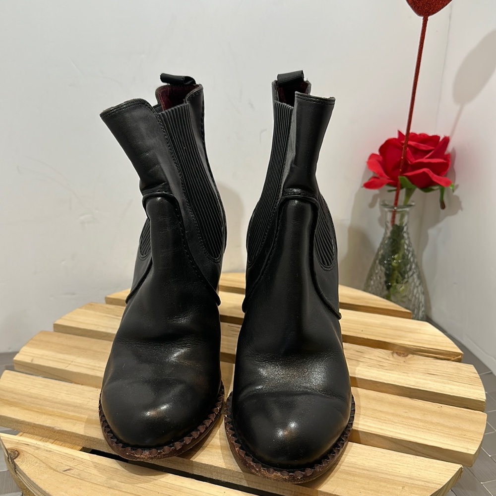Marc Jacobs stacked heel ankle boots